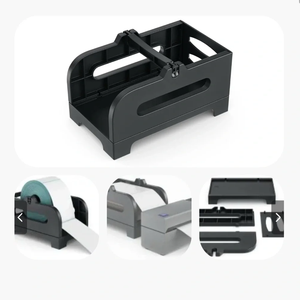 Rollo label holder (rolls and stacks)